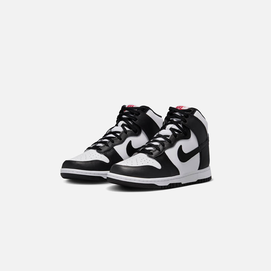 White / Black / Red Women Kith Nike WMNS Dunk High Sneakers | 4278-CMSAX