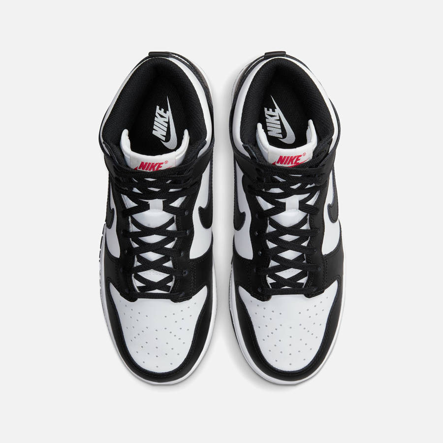 White / Black / Red Women Kith Nike WMNS Dunk High Sneakers | 4278-CMSAX