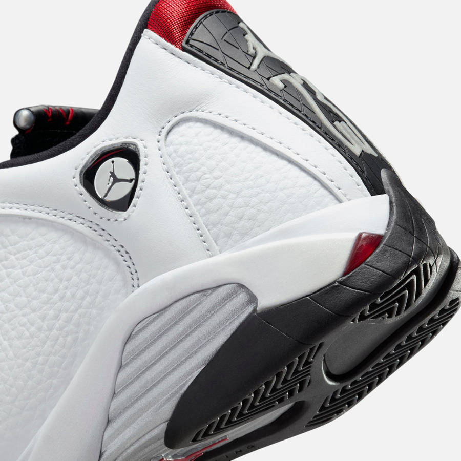 White / Black / Red / Silver Kids' Kith Jordan GS Air Jordan 14 Sneakers | 5160-KVIMF