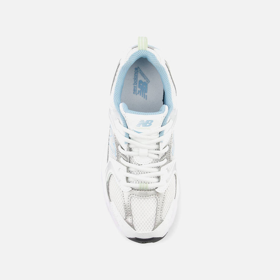 White / Blue Kids' Kith New Balance GS 530 Sneakers | 6081-CKGPF
