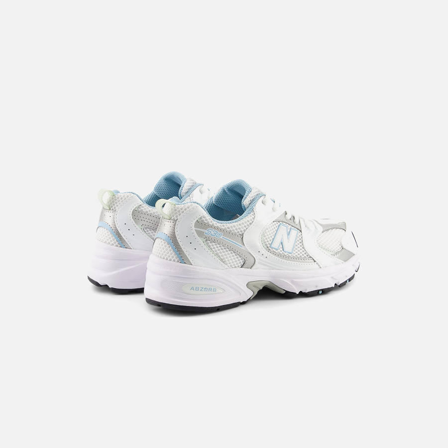White / Blue Kids' Kith New Balance GS 530 Sneakers | 6081-CKGPF