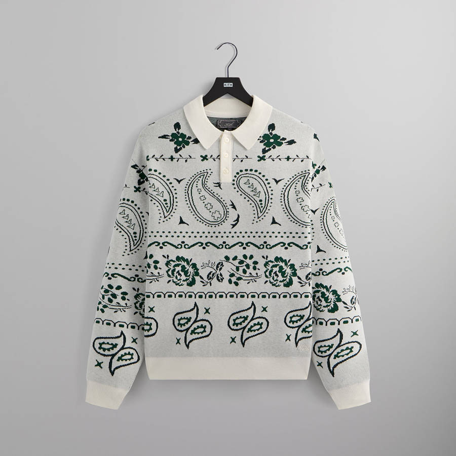 White / Blue Men Kith Harmon Rugby Sweater Shirts | 4185-KMXAT