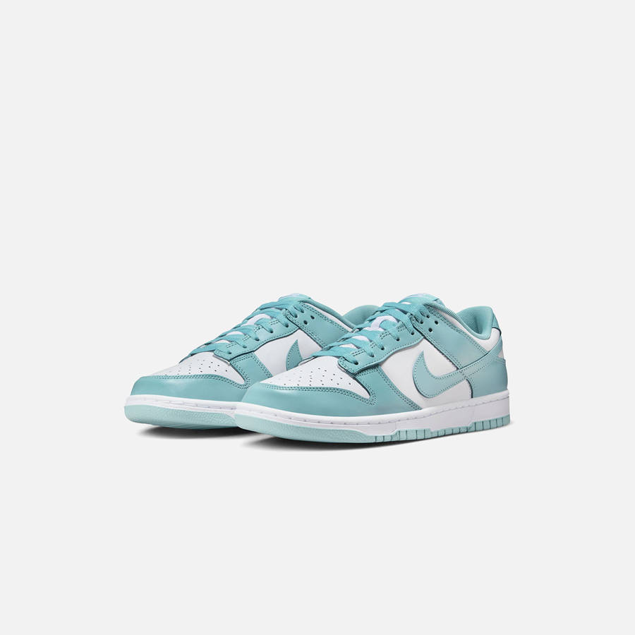 White / Blue Turquoise Men Kith Nike Dunk Low Retro Sneakers | 9381-HCFJO