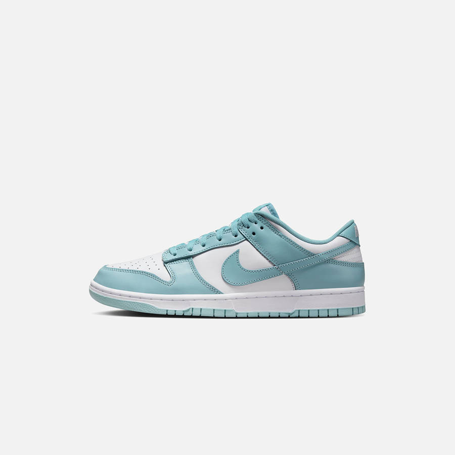 White / Blue Turquoise Men Kith Nike Dunk Low Retro Sneakers | 9381-HCFJO