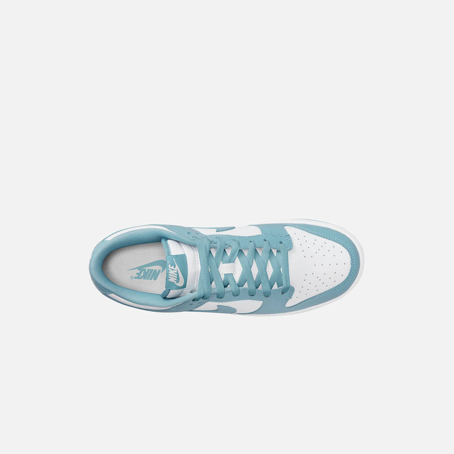 White / Blue Turquoise Men Kith Nike Dunk Low Retro Sneakers | 9381-HCFJO