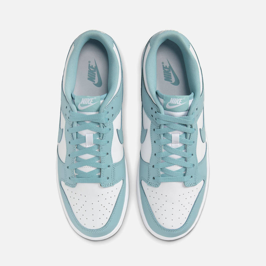 White / Blue Turquoise Men Kith Nike Dunk Low Retro Sneakers | 9381-HCFJO
