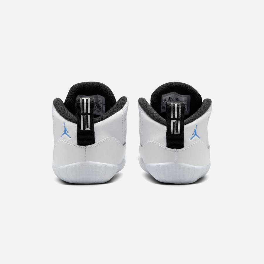 White / Blue / Black Kids' Kith Jordan Crib Bootie Air Jordan 11 Retro Sneakers | 5760-CHDVL