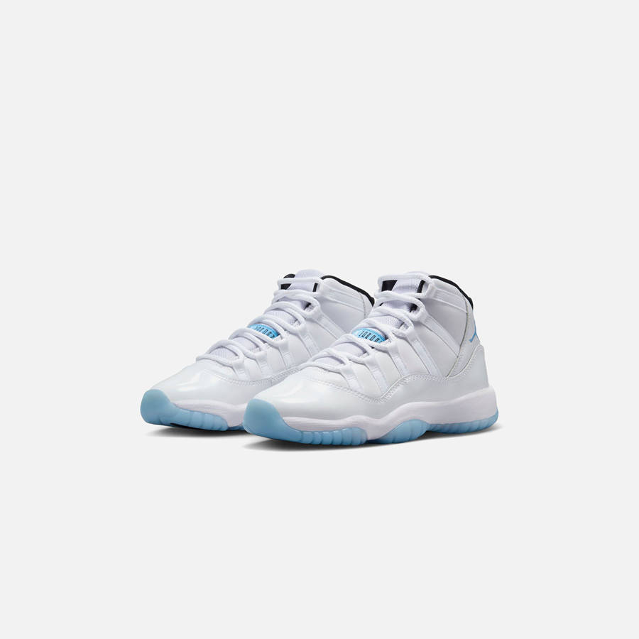 White / Blue / Black Kids' Kith Jordan GS Air Jordan 11 Retro Sneakers | 9351-PGEVB