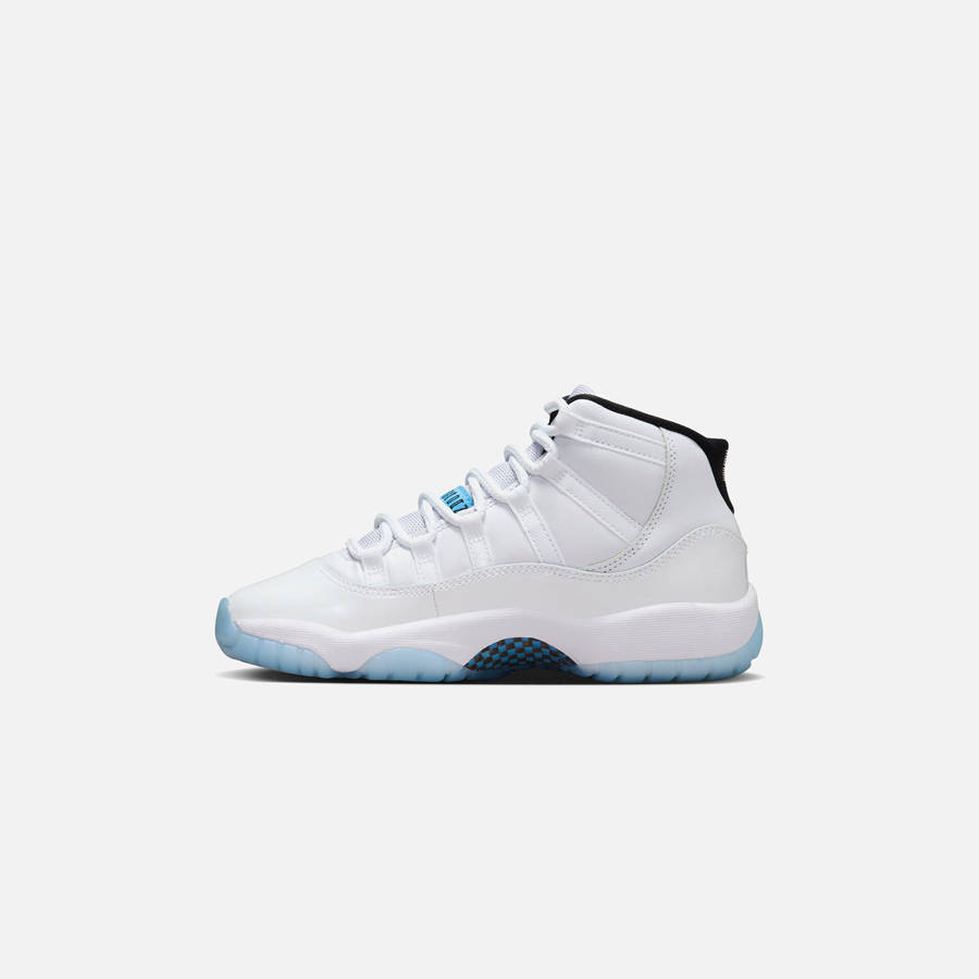White / Blue / Black Kids' Kith Jordan GS Air Jordan 11 Retro Sneakers | 9351-PGEVB