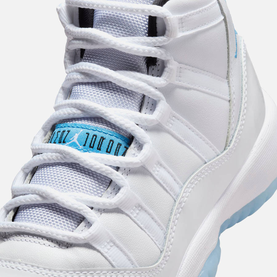 White / Blue / Black Kids' Kith Jordan GS Air Jordan 11 Retro Sneakers | 9351-PGEVB