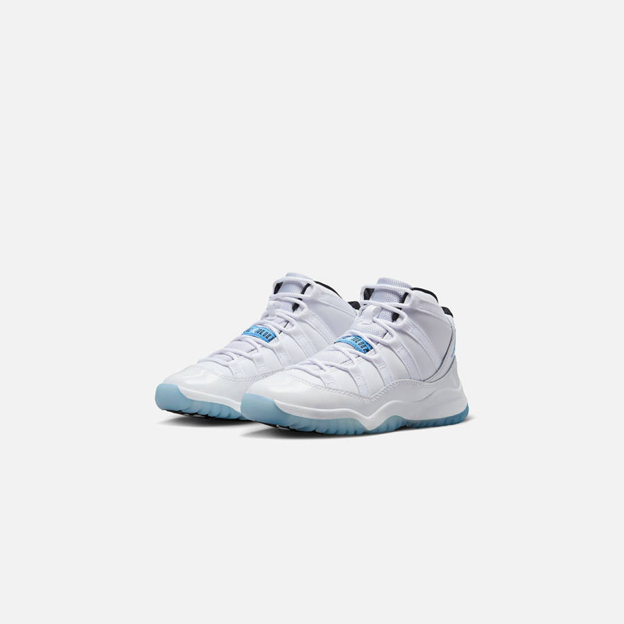 White / Blue / Black Kids' Kith Jordan PS Air Jordan 11 Retro Sneakers | 0765-VODSC