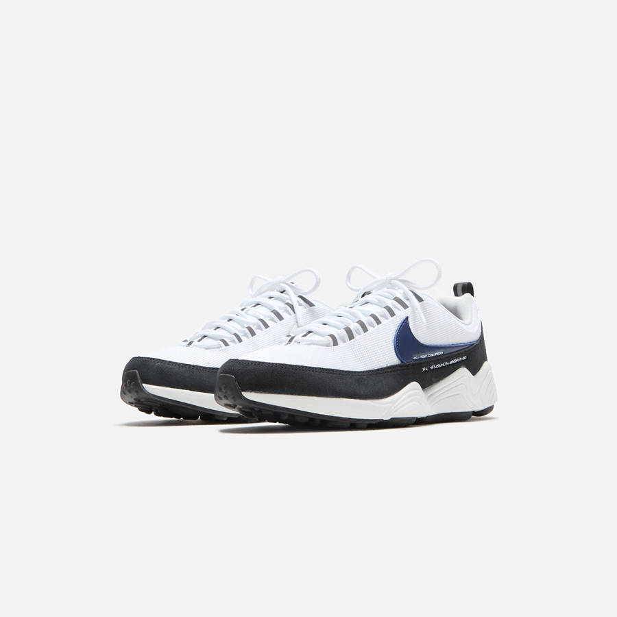 White / Blue / Black Men Kith Nike x Fragment Air Zoom Spiridon Sneakers | 3689-ZJWGI
