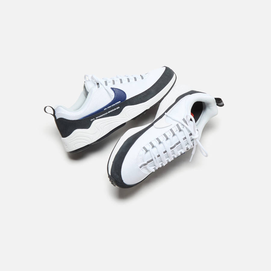 White / Blue / Black Men Kith Nike x Fragment Air Zoom Spiridon Sneakers | 3689-ZJWGI