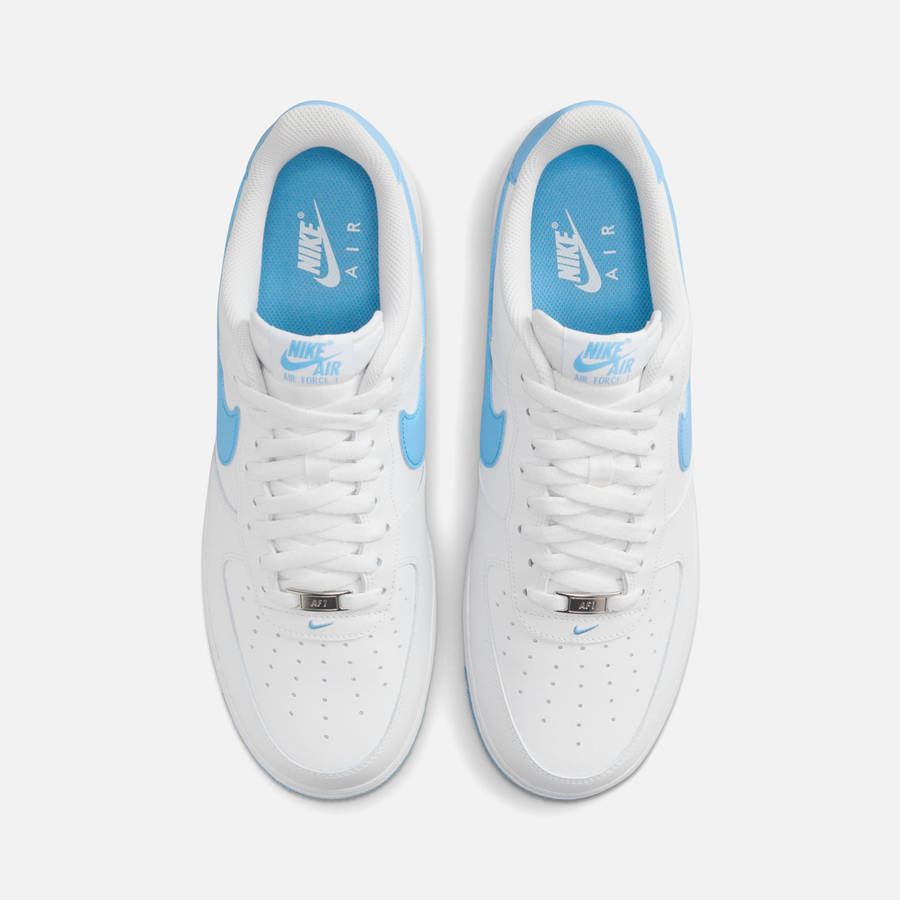 White / Blue / White Men Kith Nike Air Force 1 '07 Sneakers | 5973-SPITL