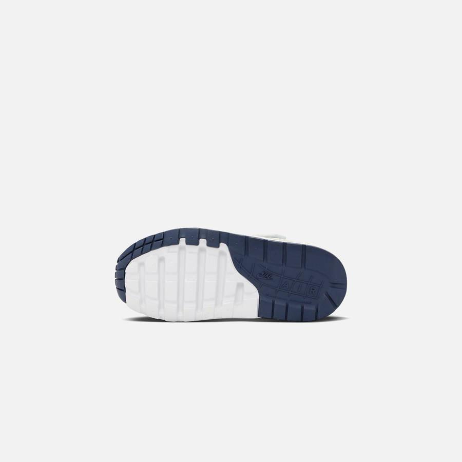 White / Brown Kids' Kith Nike Pre-School Air Max 1 Easyon Sneakers | 1032-DMWOG