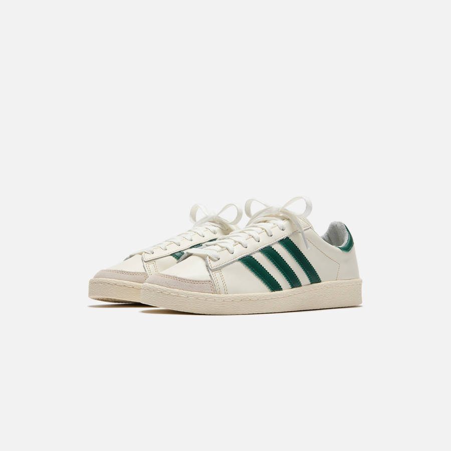White / Dark Green Men Kith adidas Jabbar Low Sneakers | 2374-KHAQB