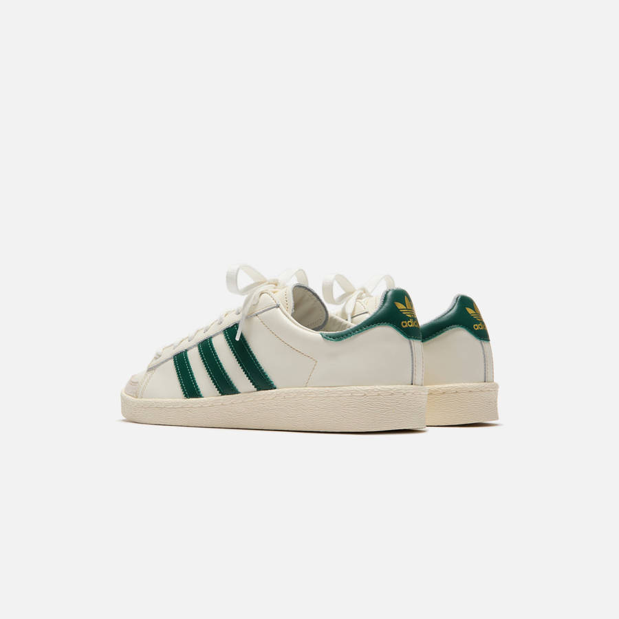 White / Dark Green Men Kith adidas Jabbar Low Sneakers | 2374-KHAQB