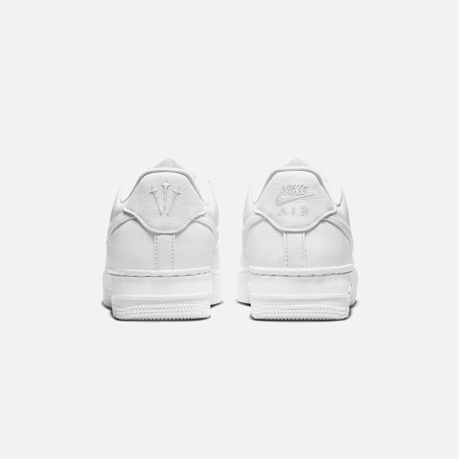 White / Deep Blue Kids' Kith Nike x NOCTA GS Air Force 1 Low Sneakers | 2580-JUZGO