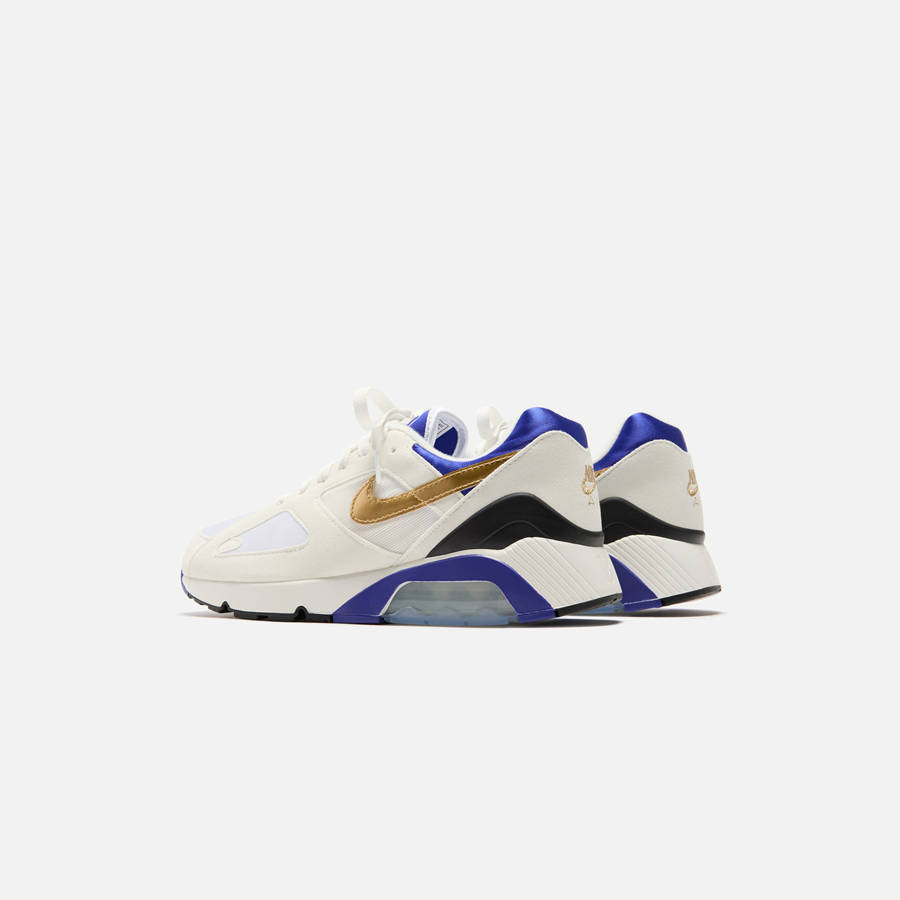 White / Gold Men Kith Nike Air 180 Sneakers | 8210-YISCA