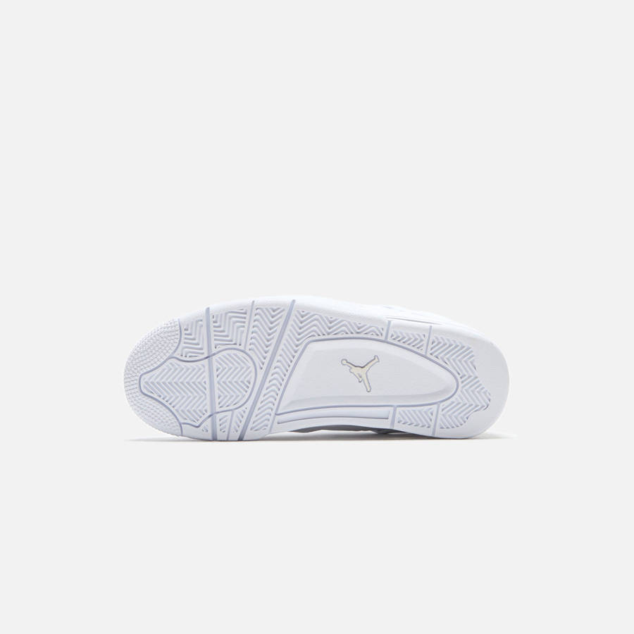 White / Gold Women Kith Jordan WMNS Air Jordan 4 NET Sneakers | 3170-CVPTR
