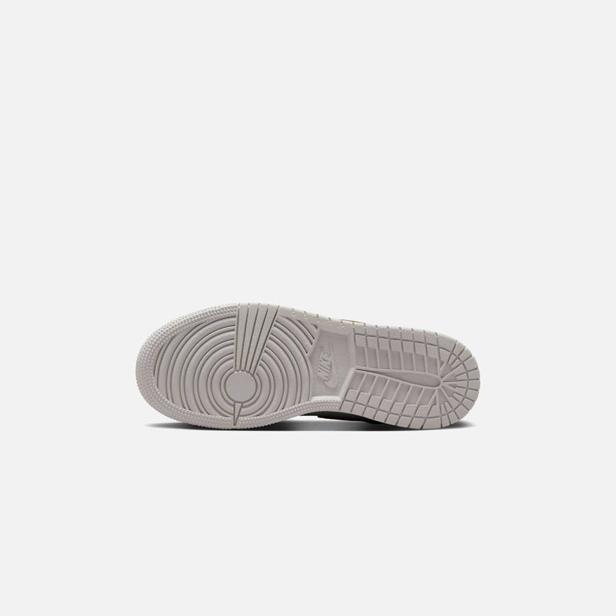 White / Green Kids' Kith Jordan GS Air Jordan 1 Mid SE Sneakers | 7361-CELPD
