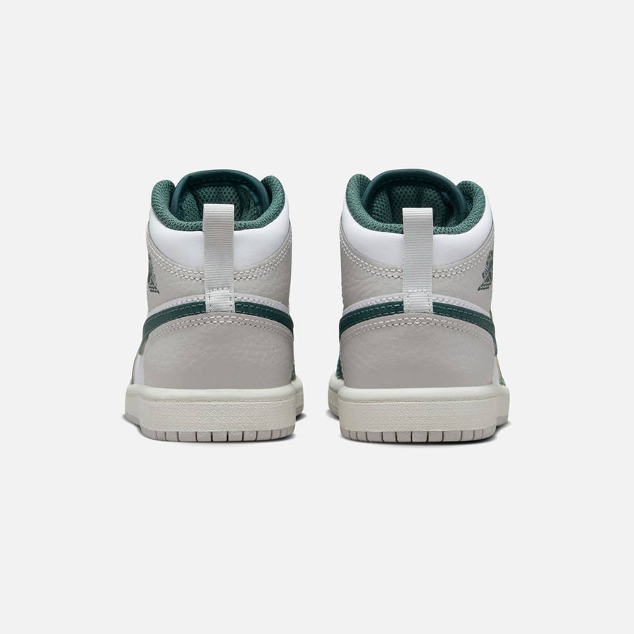 White / Green Kids' Kith Jordan PS Air Jordan 1 Mid SE Sneakers | 4216-BWOXD