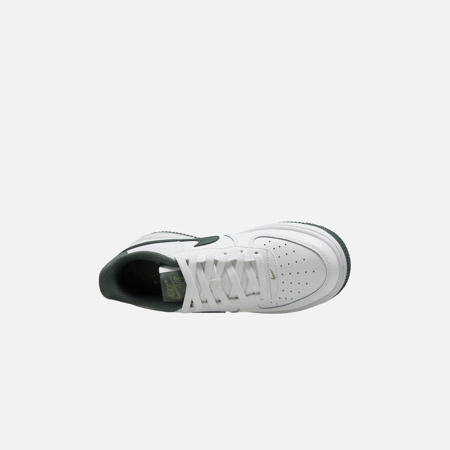 White / Green Kids' Kith Nike GS Air Force 1 Sneakers | 4395-PSULZ