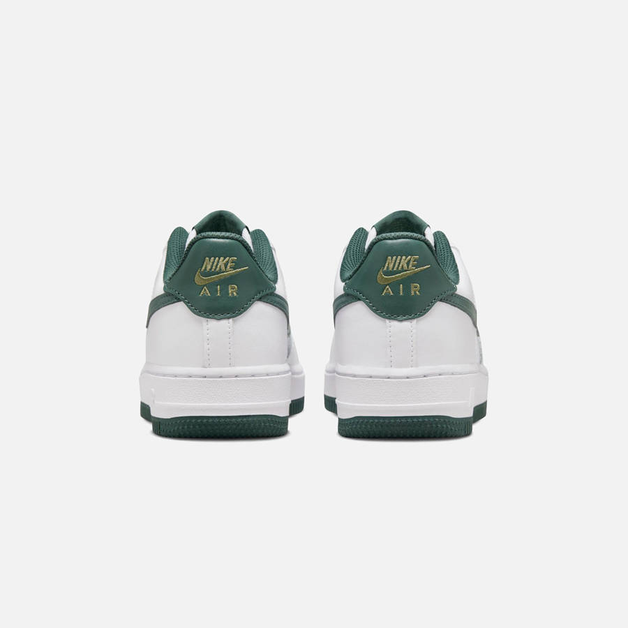 White / Green Kids' Kith Nike GS Air Force 1 Sneakers | 4395-PSULZ