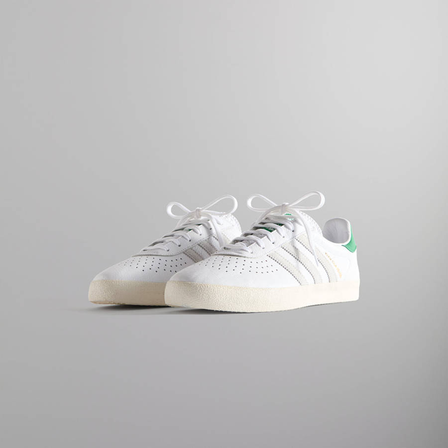 White / Green Men Kith PRE-ORDER | Classics for adidas Originals AS350 Sneakers | 9586-CEGJW