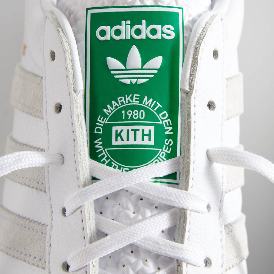 White / Green Men Kith PRE-ORDER | Classics for adidas Originals AS350 Sneakers | 9586-CEGJW