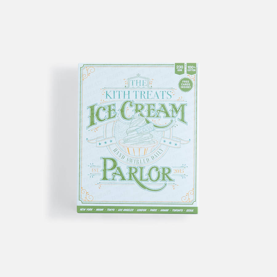 White / Green Men Kith Treats Parlor Shirts | 2840-GOMSQ