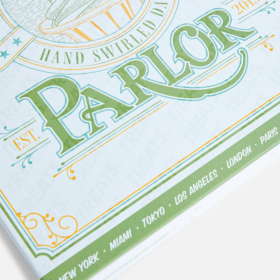 White / Green Men Kith Treats Parlor Shirts | 2840-GOMSQ