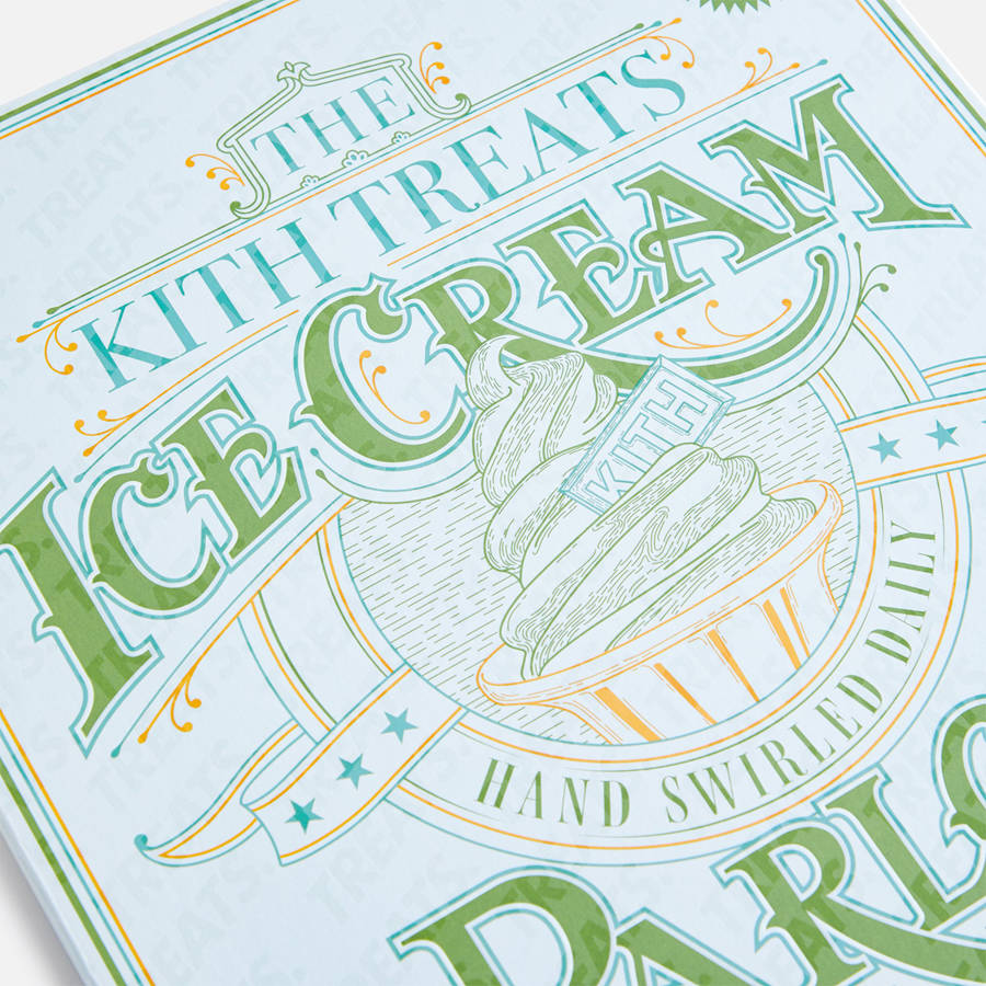 White / Green Men Kith Treats Parlor Shirts | 2840-GOMSQ