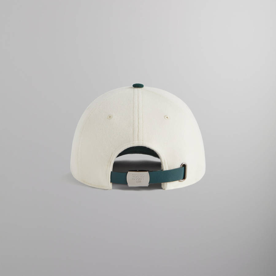 White / Green Men Kith and Giorgio Armani Two Tone Baseball Cap | 6251-CNEFP