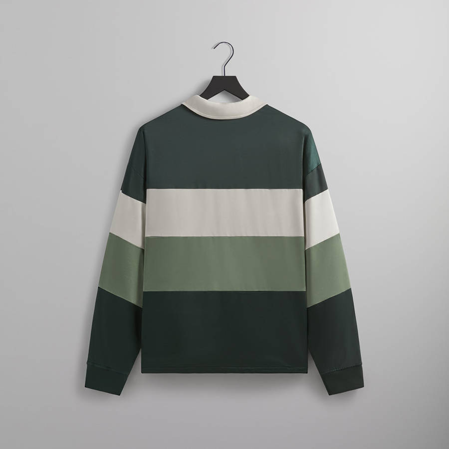 White / Green Men Kith and Kin Washed Satin Weston Pullover Sweatshirts | 3017-ZXIED