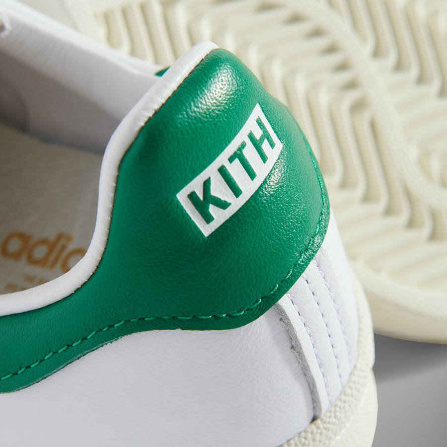 White / Green Women Kith Classics for adidas Originals Campus 80s Sneakers | 4791-CZKMN