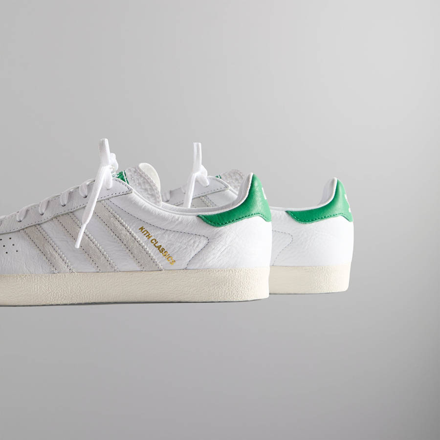 White / Green Women Kith PRE-ORDER | Classics for adidas Originals AS350 Sneakers | 3852-LBOCZ