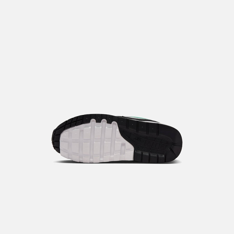 White / Green / Platinum / Black Kids' Kith Nike GS Air Max 1 Sneakers | 2945-JKMLD