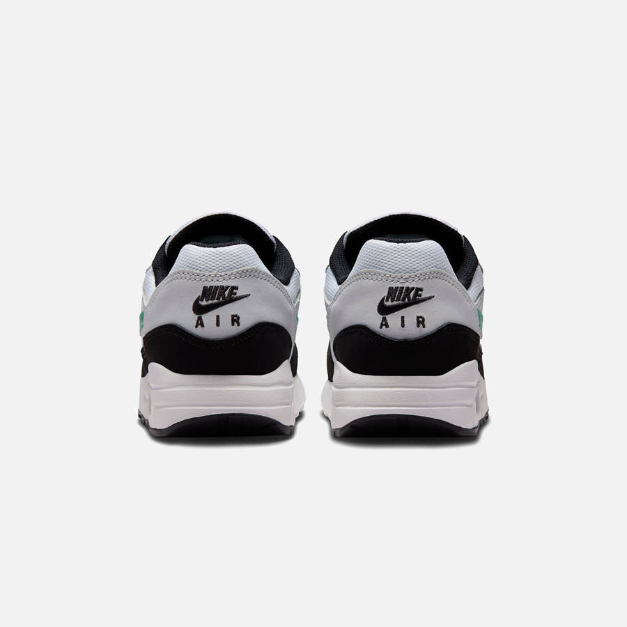 White / Green / Platinum / Black Kids' Kith Nike GS Air Max 1 Sneakers | 2945-JKMLD
