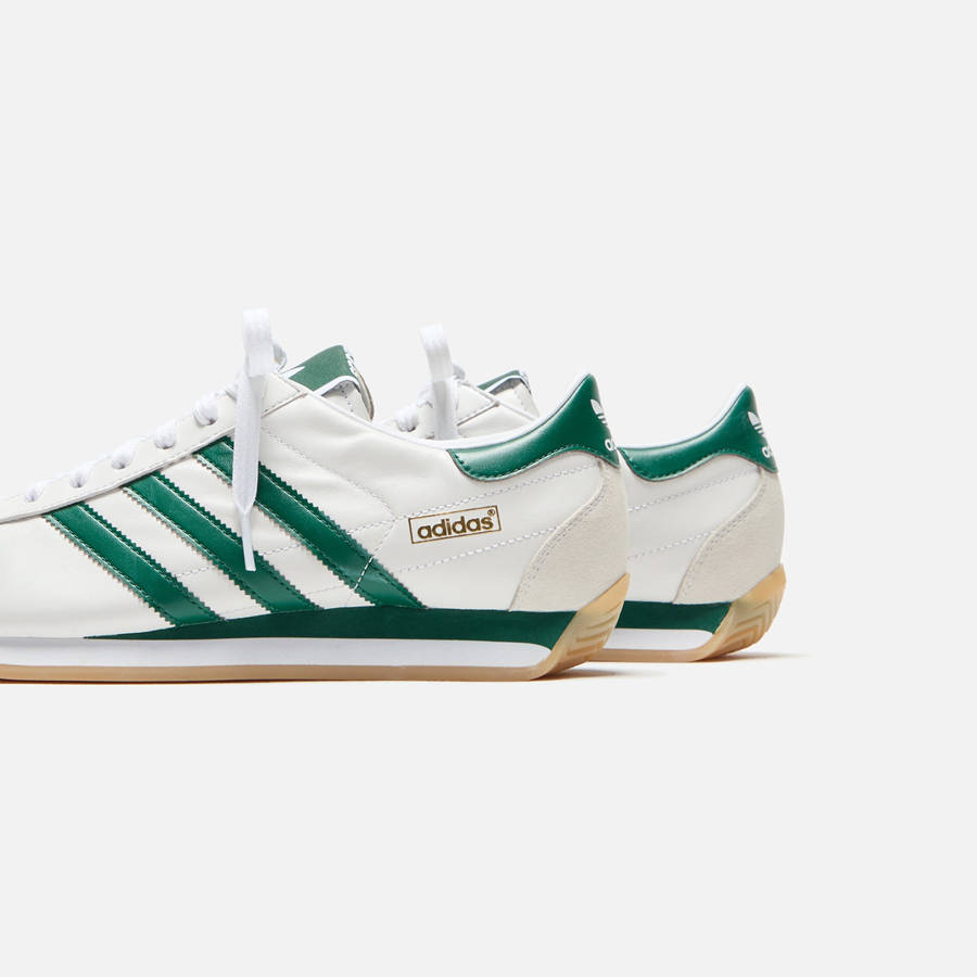 White / Green / White Men Kith adidas Country Japan Sneakers | 8469-OFHYE