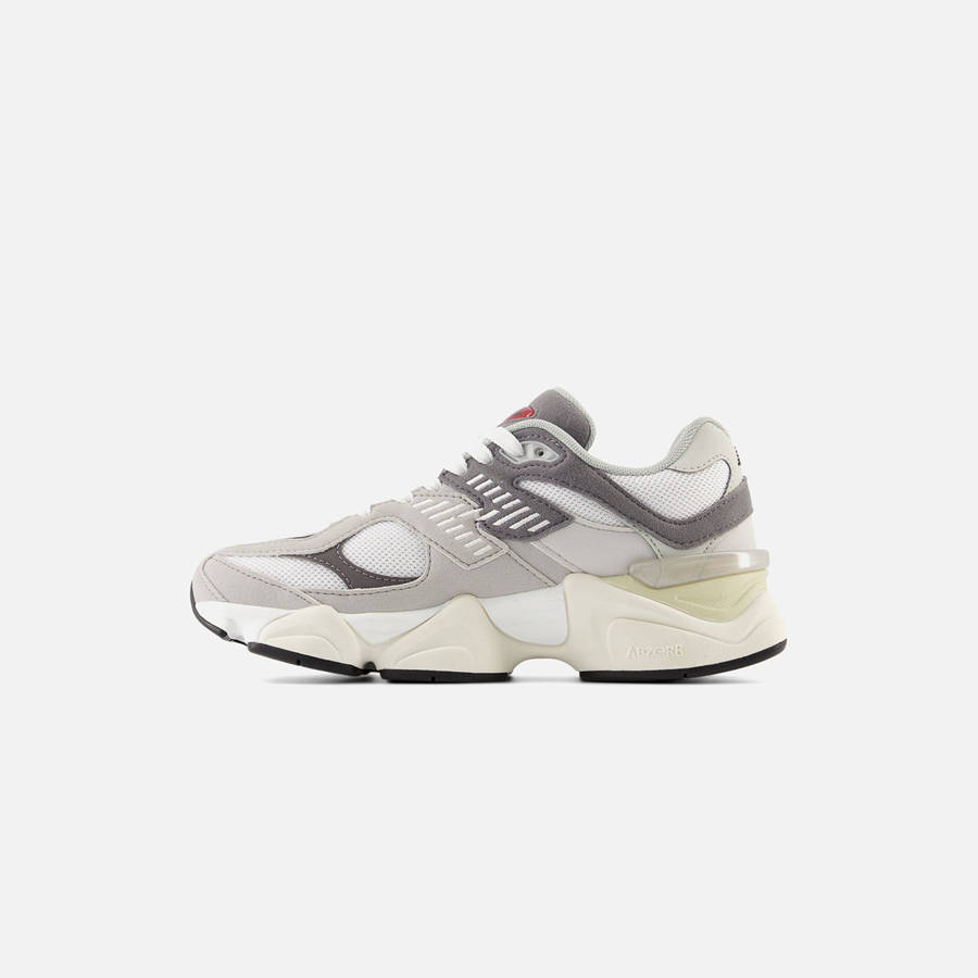White / Grey Kids' Kith New Balance GS 9060 Sneakers | 8246-LGVYC