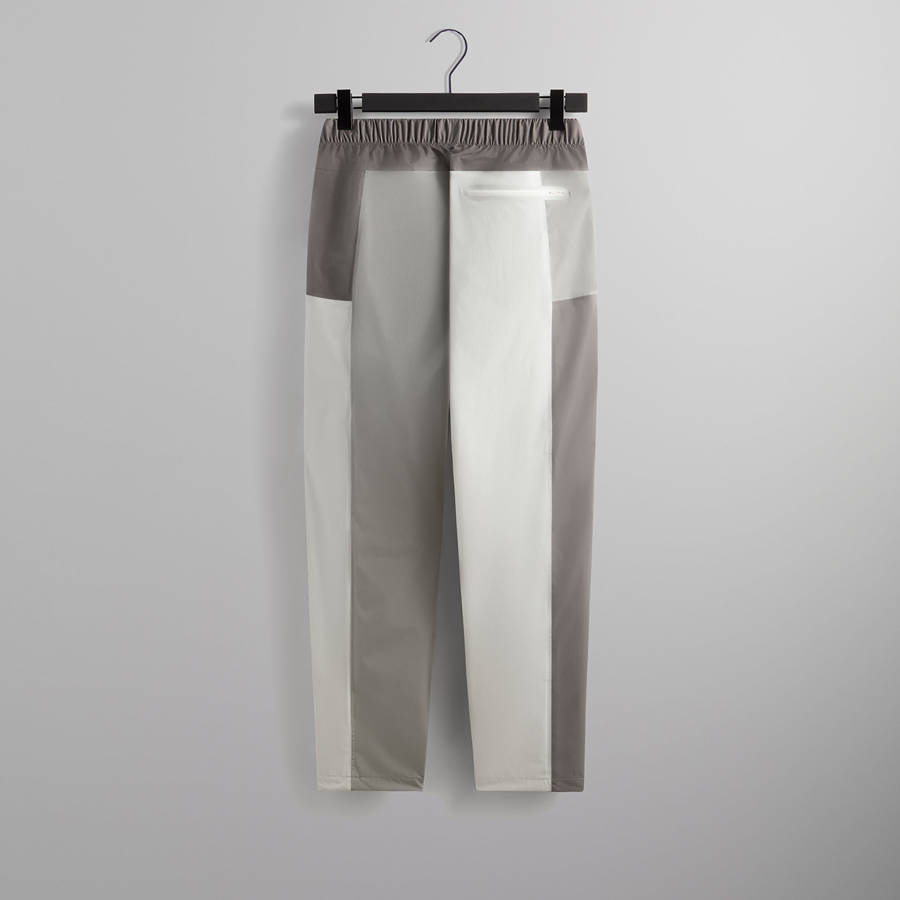 White / Grey Men Kith Color-Blocked Belted Callum Pants | 7562-RXJLI
