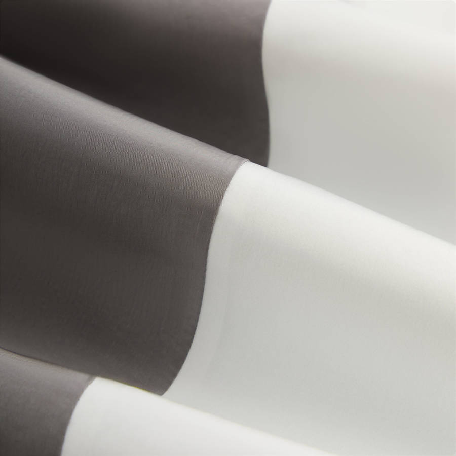 White / Grey Men Kith Color-Blocked Belted Callum Pants | 7562-RXJLI
