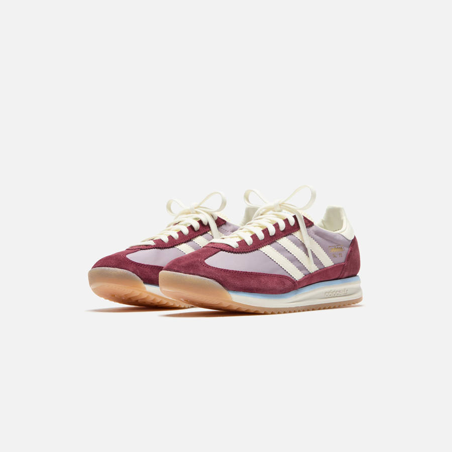 White / Grey Red Men Kith adidas SL 72 RS Sneakers | 2950-RKUJM