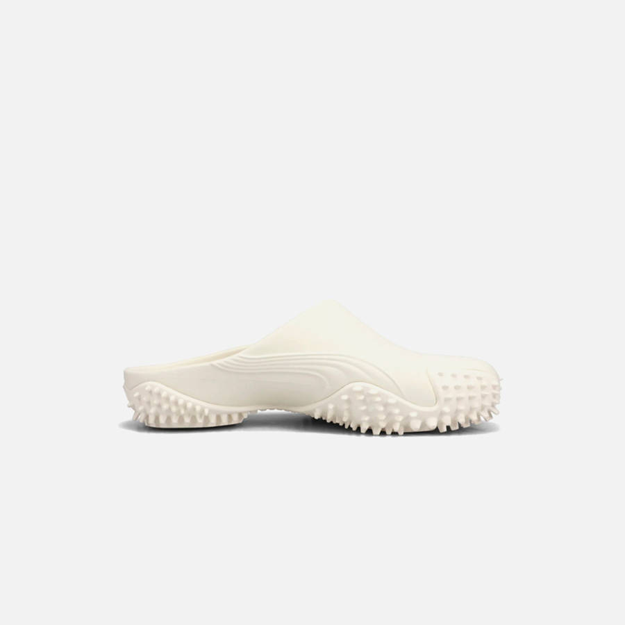 White / Grey Women Kith PUMA x LGN Mostro Mule Shoes | 9231-DOQHE