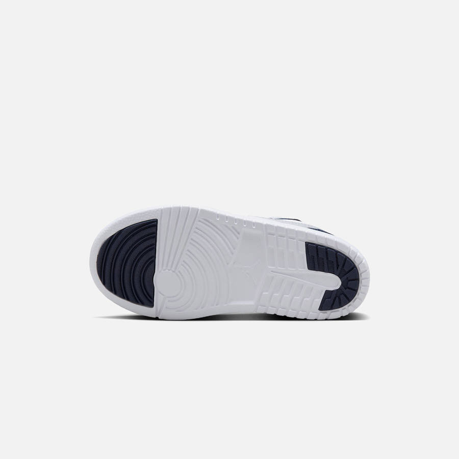 White / Grey / Navy Kids' Kith Nike Air Jordan 1 Low ALT Pre-School Sneakers | 2601-VWHEO
