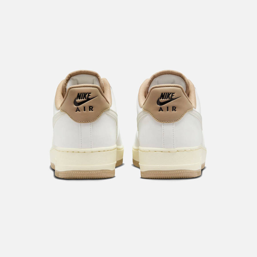 White / Khaki Men Kith Nike Air Force 1 '07 LV8 Sneakers | 9758-CPWNB