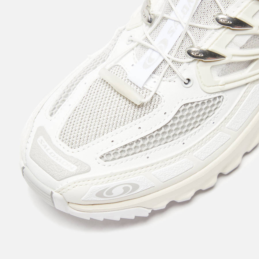 White / Light Yellow Women Kith Salomon ACS Pro Sneakers | 6235-NGJCE