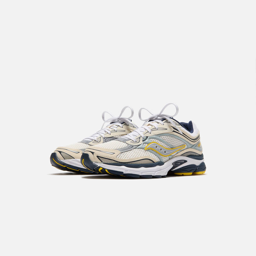 White / Multicolor Men Kith Saucony Progrid Omni 9 Sneakers | 9685-KOZLE