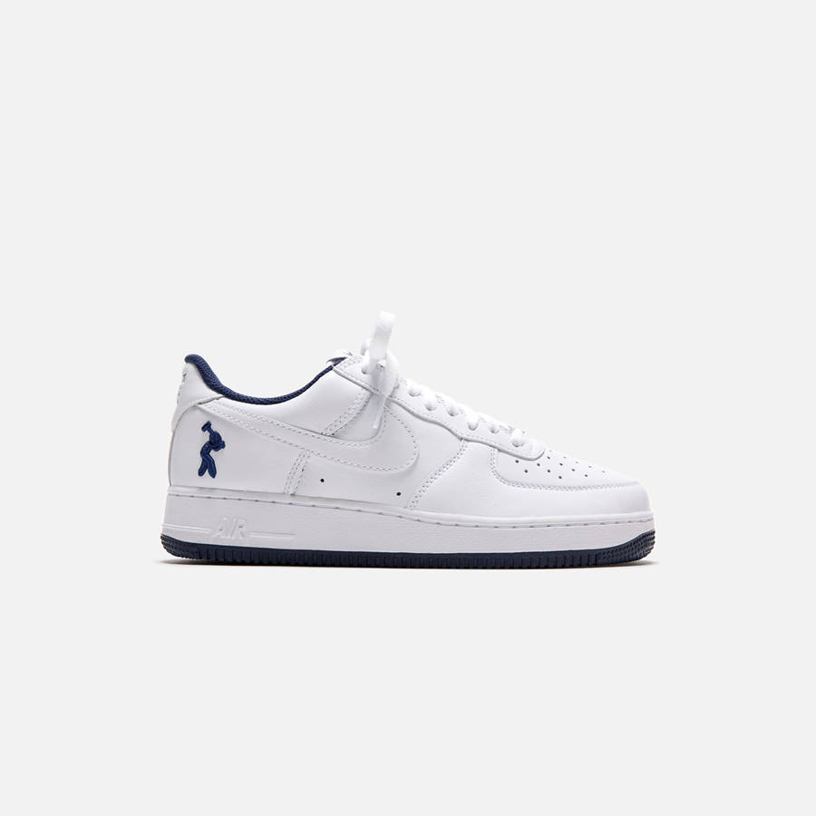 White / Navy Men Kith Nike x Lil Yachty Air Force 1 Sneakers | 8073-EMJBW